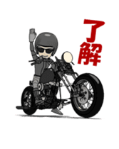 American Motorcycle animation sticker #12025803