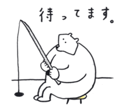 white bear & penguin sticker #12025900