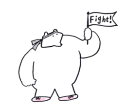 white bear & penguin sticker #12025901