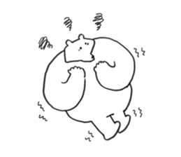 white bear & penguin sticker #12025903