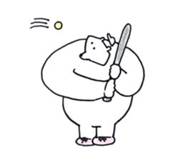 white bear & penguin sticker #12025923