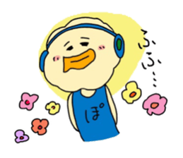 POPCHAN,who was born from a popcorn. sticker #12026677