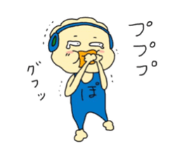 POPCHAN,who was born from a popcorn. sticker #12026680