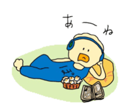 POPCHAN,who was born from a popcorn. sticker #12026692