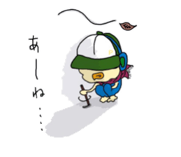 POPCHAN,who was born from a popcorn. sticker #12026693