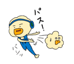 POPCHAN,who was born from a popcorn. sticker #12026700