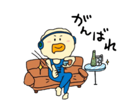 POPCHAN,who was born from a popcorn. sticker #12026705