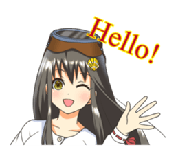 "Megu"Aoshima (Japan's Ama Diver) NO2 sticker #12026756