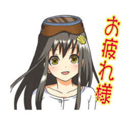 "Megu"Aoshima (Japan's Ama Diver) NO2 sticker #12026780