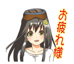 "Megu"Aoshima (Japan's Ama Diver) NO2 sticker #12026780