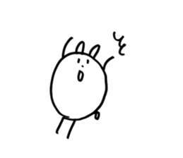 Unemployed Rabbit 2016 sticker #12027097