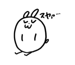 Unemployed Rabbit 2016 sticker #12027099