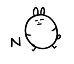 Unemployed Rabbit 2016 sticker #12027101