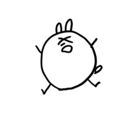 Unemployed Rabbit 2016 sticker #12027112