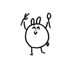 Unemployed Rabbit 2016 sticker #12027120
