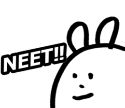Unemployed Rabbit 2016 sticker #12027133