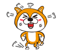 PanPan the dog is coming back sticker #12027710