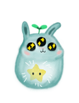 bunny alien sticker #12028224