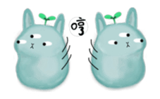 bunny alien sticker #12028229