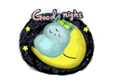 bunny alien sticker #12028236