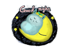 bunny alien sticker #12028236