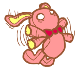 rabbit or bear sticker #12028990