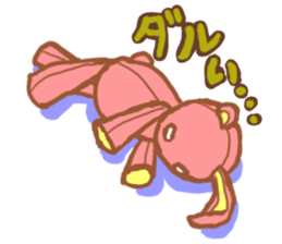 rabbit or bear sticker #12028993