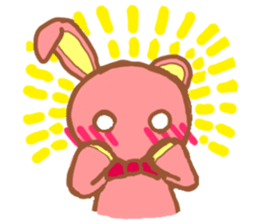 rabbit or bear sticker #12028994