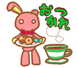 rabbit or bear sticker #12028998