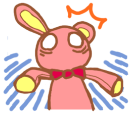 rabbit or bear sticker #12029008