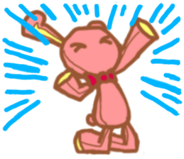 rabbit or bear sticker #12029015