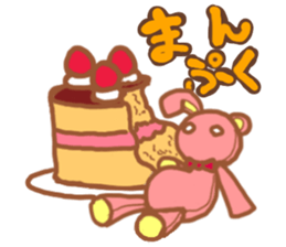 rabbit or bear sticker #12029018