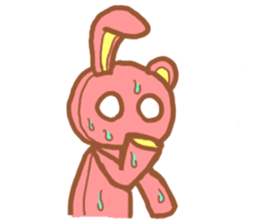 rabbit or bear sticker #12029021