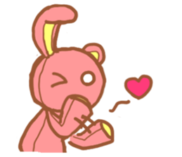 rabbit or bear sticker #12029023
