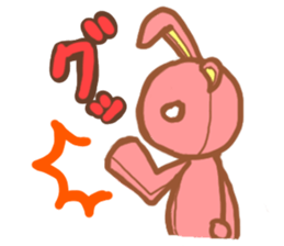 rabbit or bear sticker #12029028