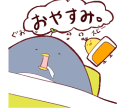 Daily penguin and chick sticker #12029455