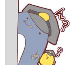 Daily penguin and chick sticker #12029457