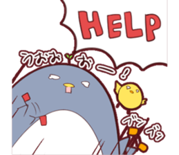 Daily penguin and chick sticker #12029459