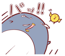 Daily penguin and chick sticker #12029460