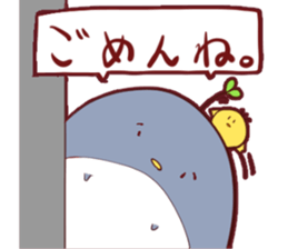 Daily penguin and chick sticker #12029481