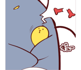 Daily penguin and chick sticker #12029488