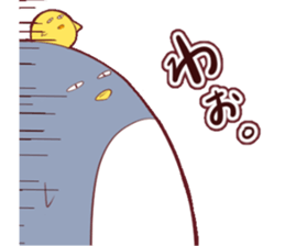 Daily penguin and chick sticker #12029489