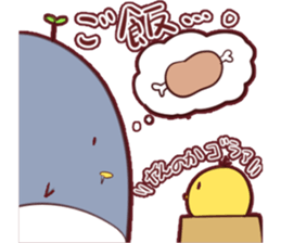Daily penguin and chick sticker #12029493