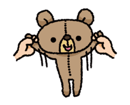 Stuffed animal bear animated sticker sticker #12029504