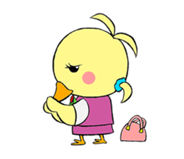 OTSUBONE HIYOKO (Expert employee chick) sticker #12030160
