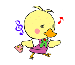 OTSUBONE HIYOKO (Expert employee chick) sticker #12030161