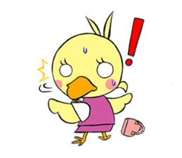 OTSUBONE HIYOKO (Expert employee chick) sticker #12030162