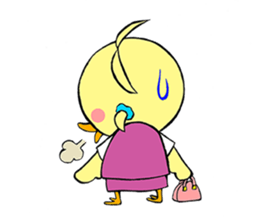 OTSUBONE HIYOKO (Expert employee chick) sticker #12030163