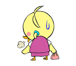 OTSUBONE HIYOKO (Expert employee chick) sticker #12030163