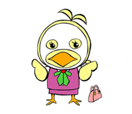 OTSUBONE HIYOKO (Expert employee chick) sticker #12030164